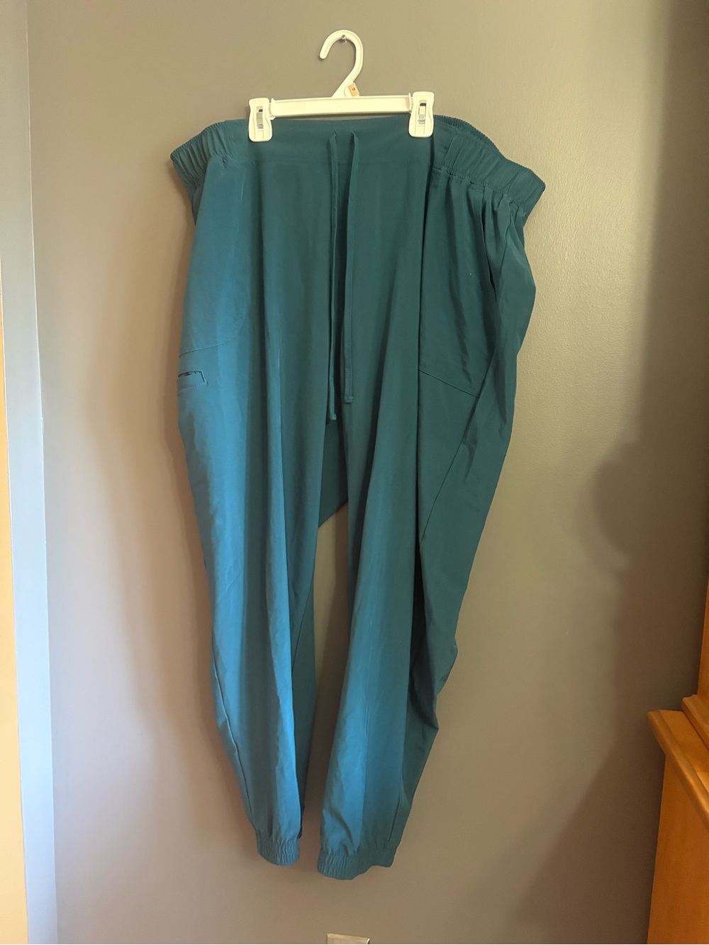 Scrubstar Teal Jogger Pants with Drawstring Waist